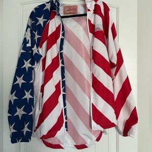 American Flag Guys Windbreaker